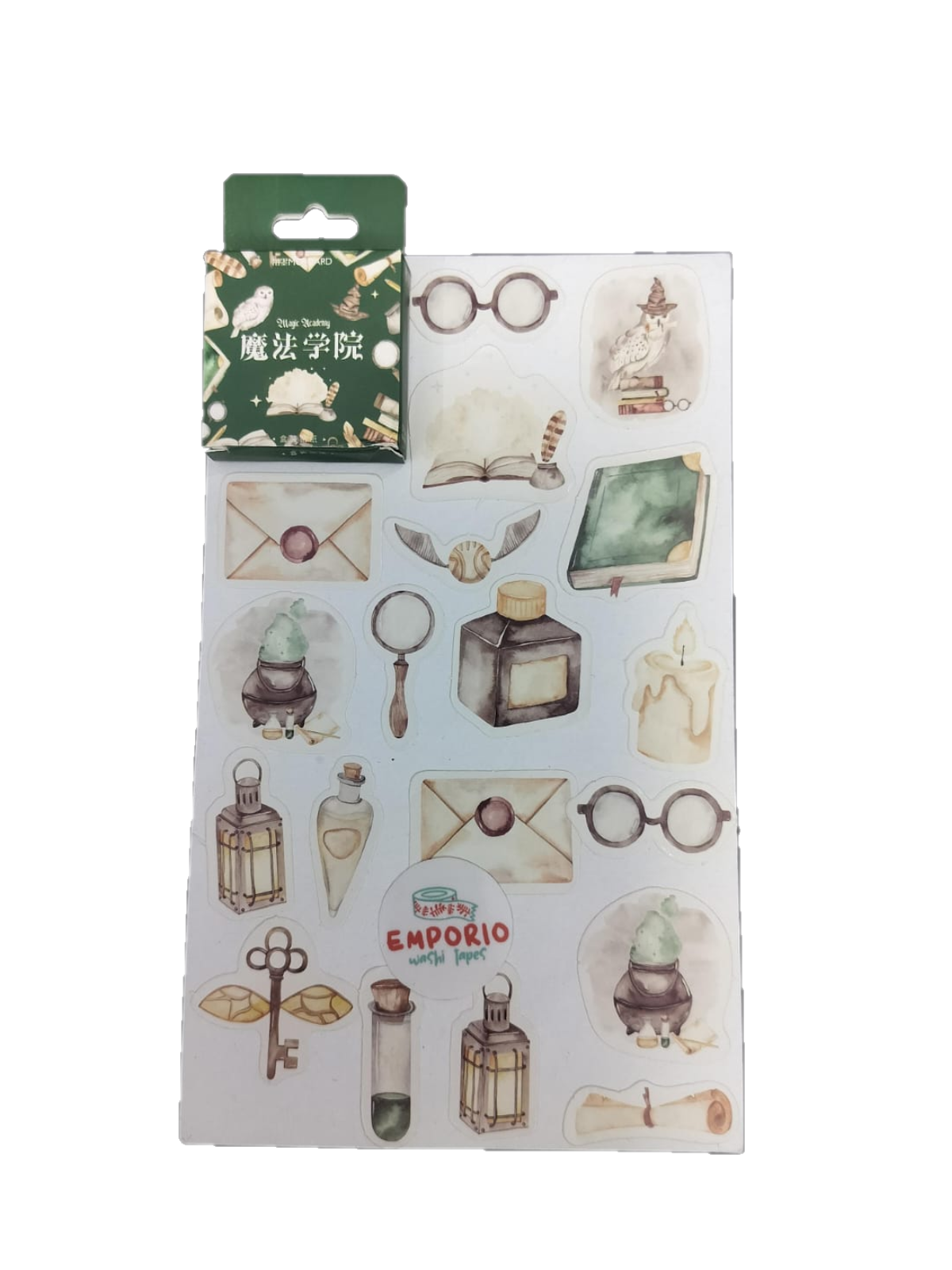 Caja de stickers HP