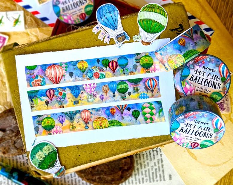 Washi Tape "Globos Aerostáticos"