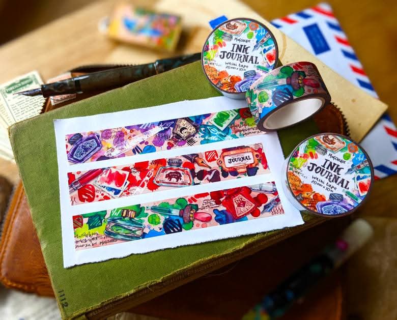 Washi Tape "Diario con Tintas"