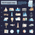 Caja de stickers - viajes