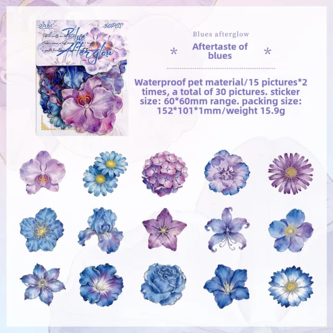 Stickers - Blue afterglow