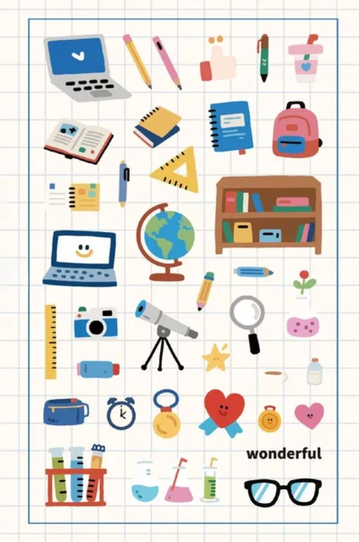 Stickers - Study Diary