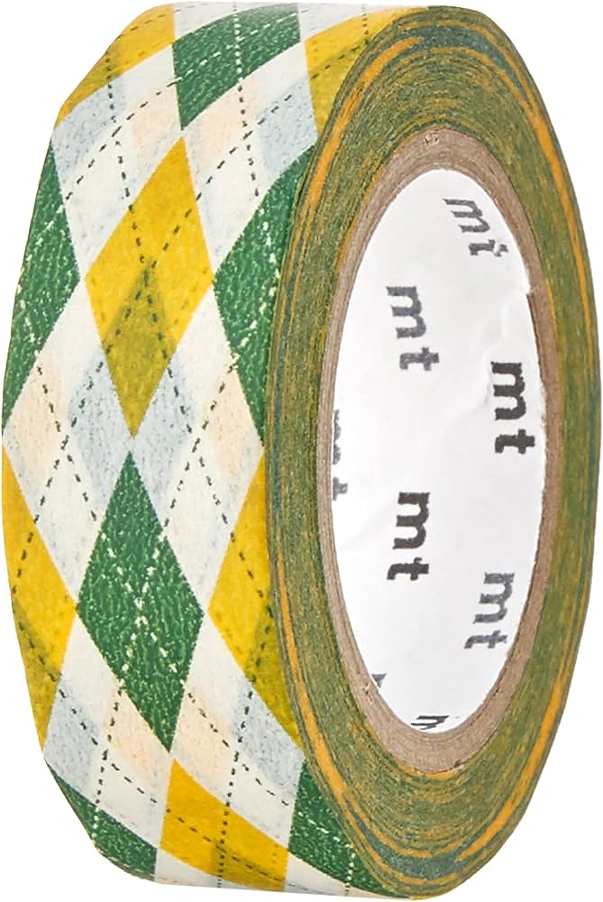 Washi Tape mt - argyle green