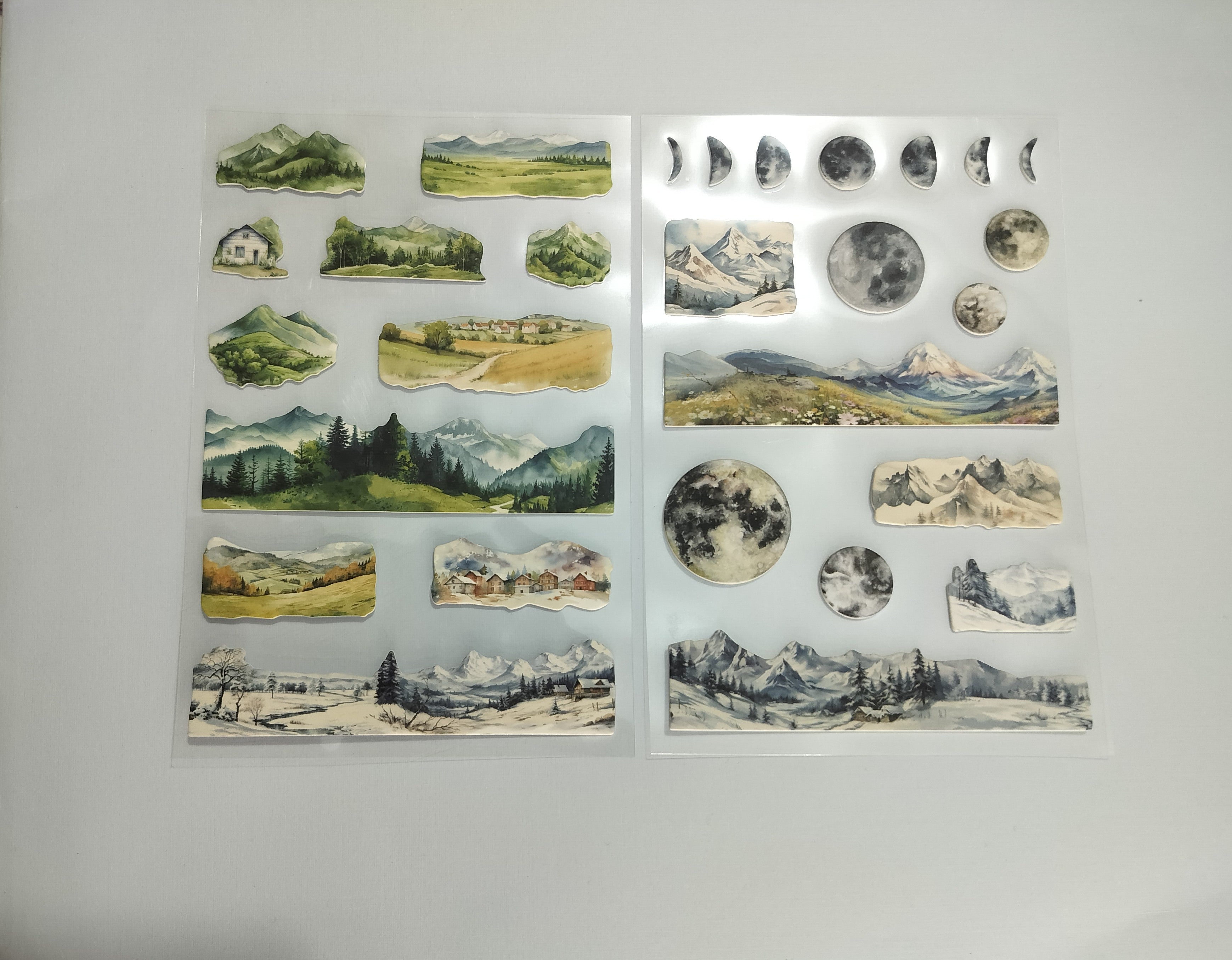 Stickers puffy -paisajes