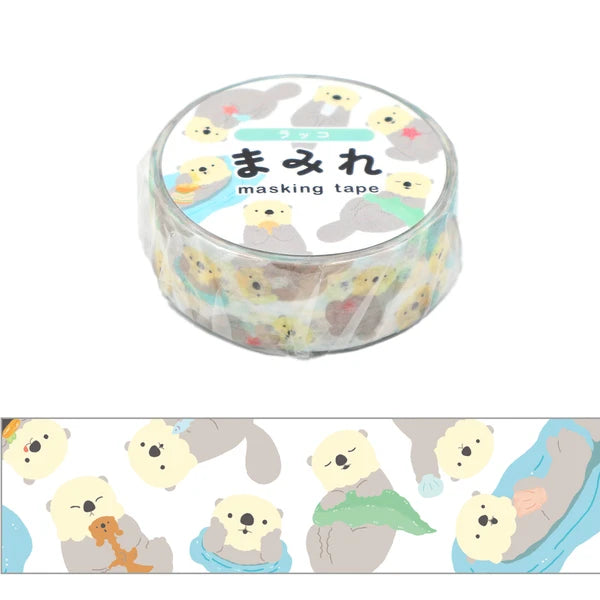 Washi Tape animalitos - nutria marina