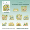 Stickers libros y plantas