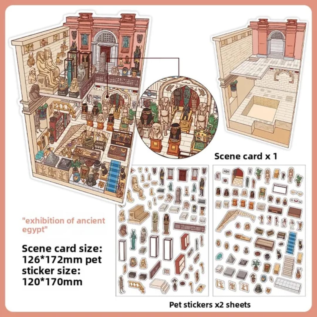 Escenario armable - Museo Egipto