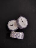 Washi Tape mt - textura terciopelo - dot light gray