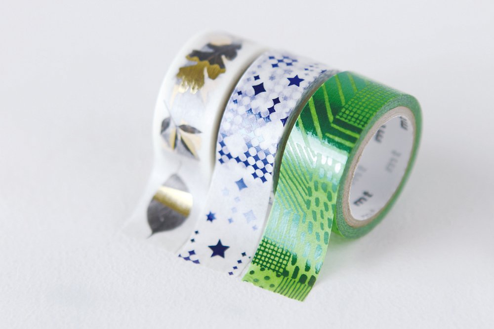 Washi Tape mt fab - script green