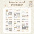 Planillas de stickers - Frases tonos pastel