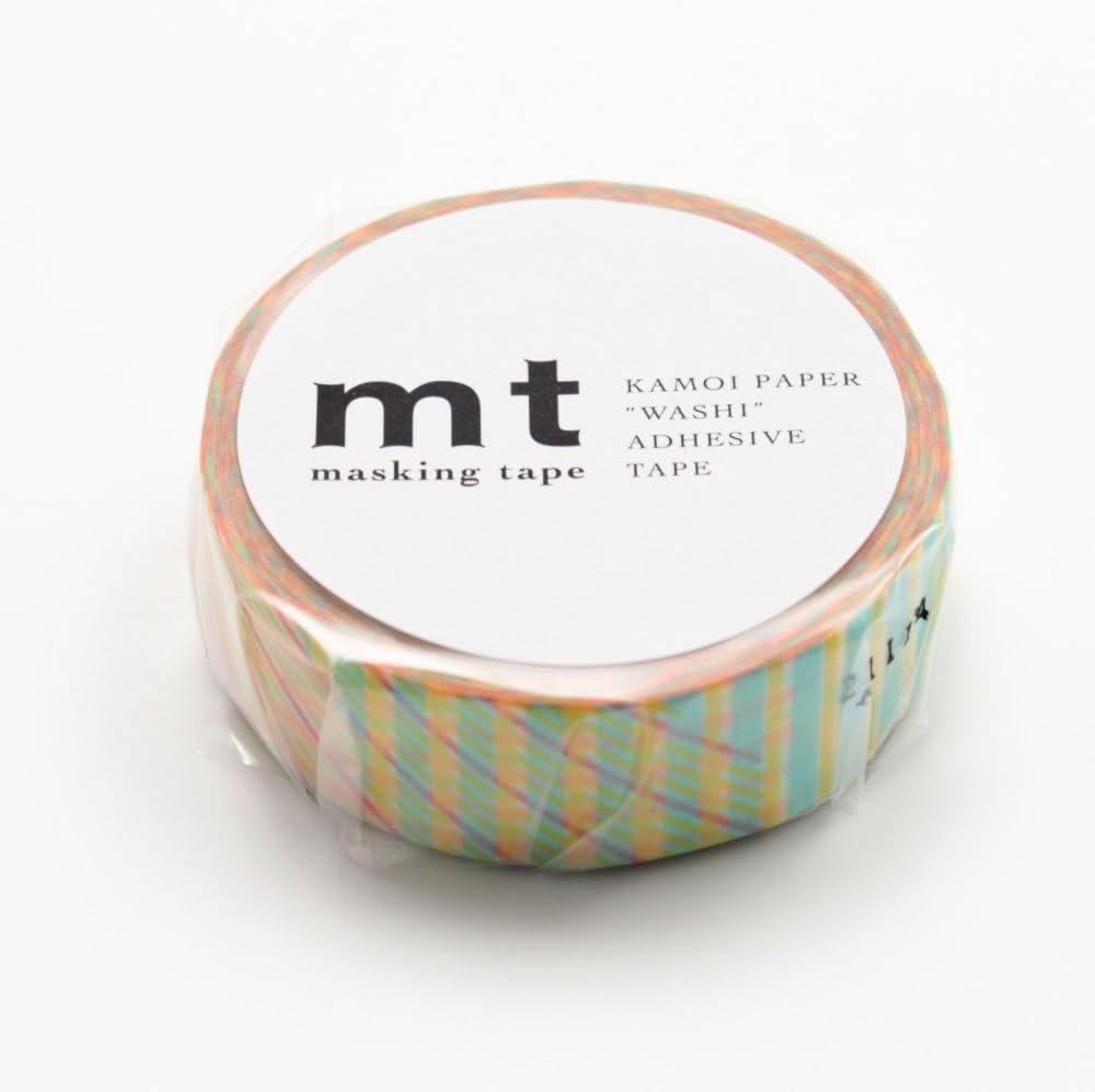 Washi Tape mt - stripe checked red