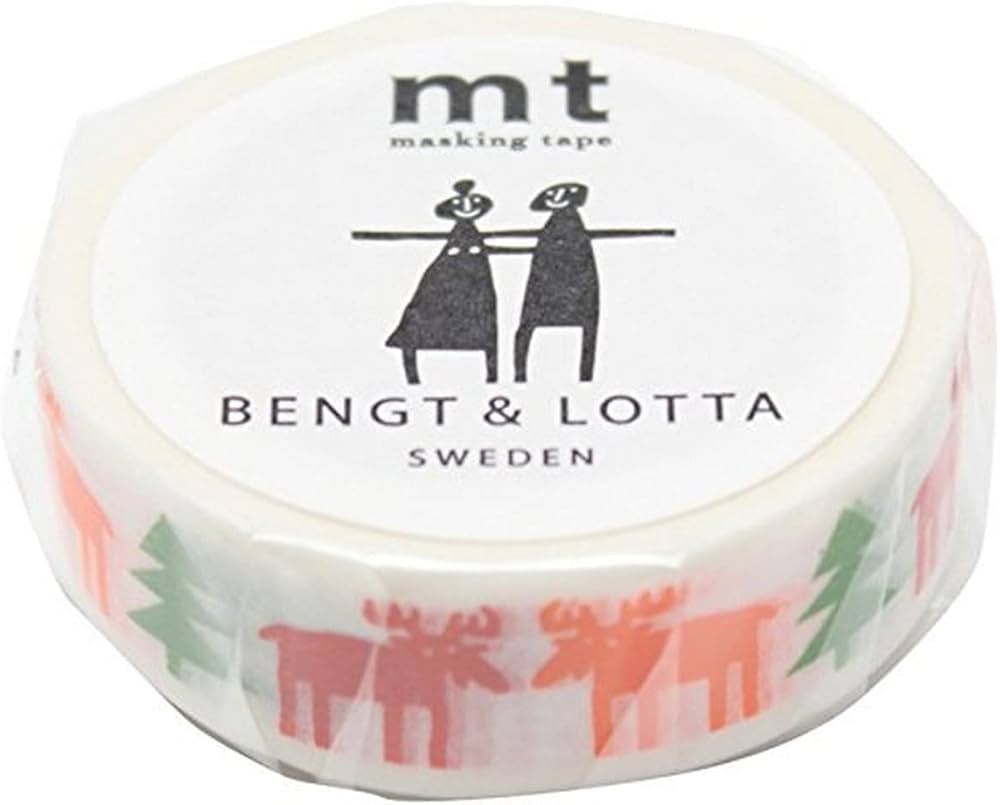 Washi tape - Bengt & Lotta happy moose