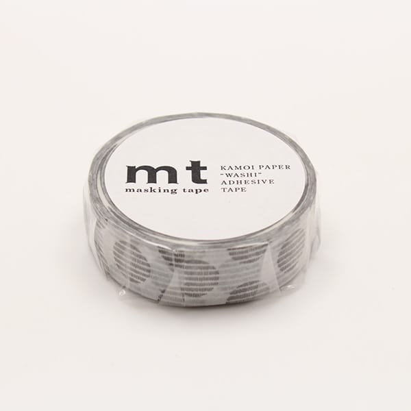 Washi Tape mt - script dot monochrome