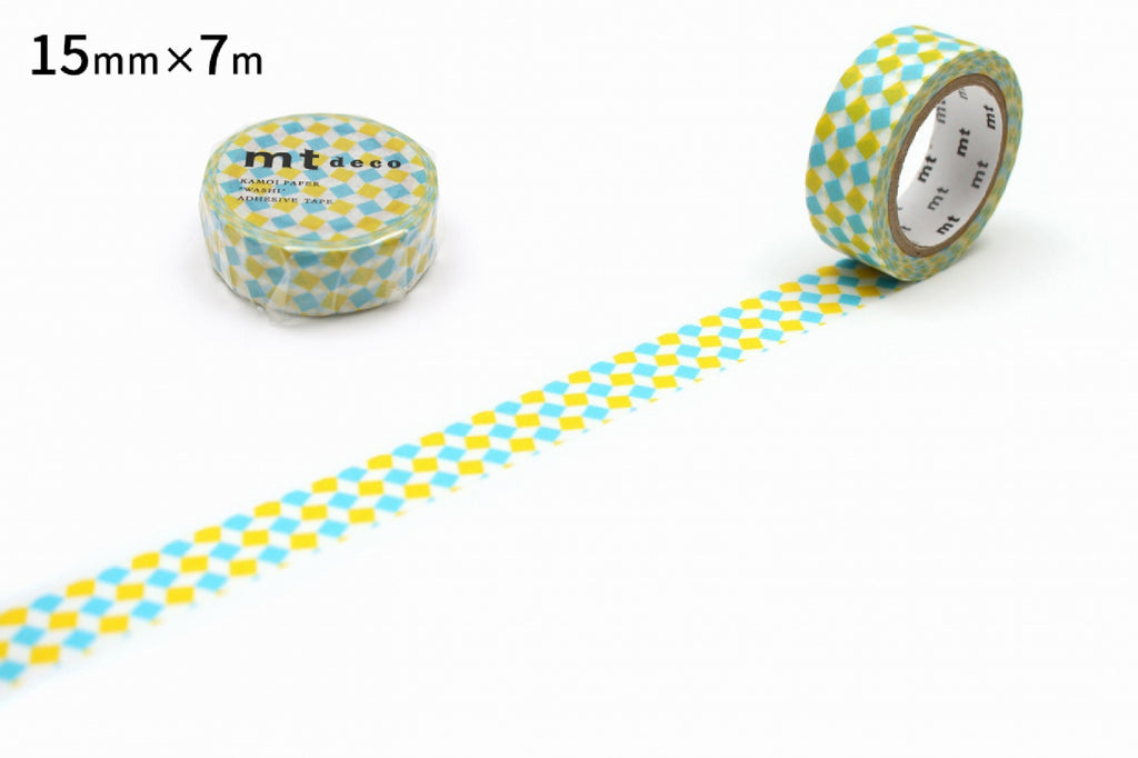 Washi Tape mt - square yellow