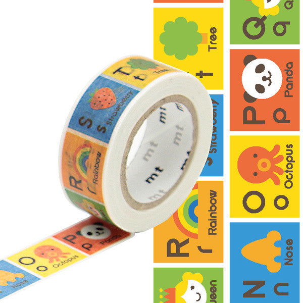 Washi Tape mt kids - set alphabet