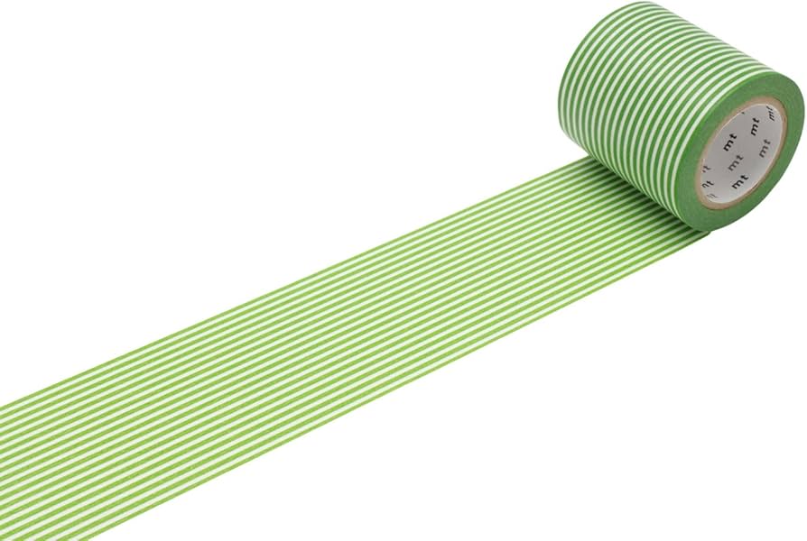 Washi Tape mt CASA 10 cm - border light green