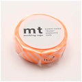 Washi Tape mt - rayas diagonales - naranja fluorescente