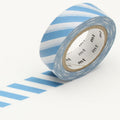 Washi Tape mt - rayas diagonales - grayish sky