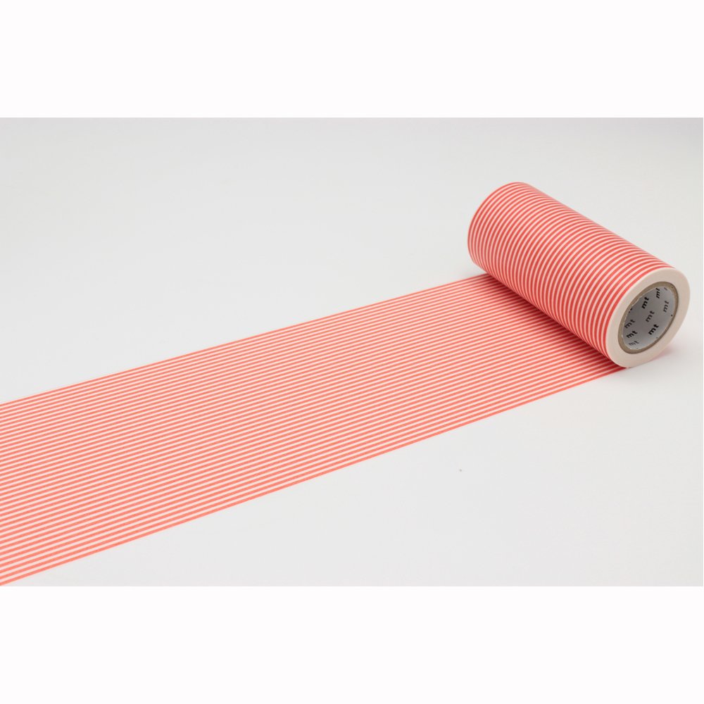 Washi Tape mt CASA 10 cm - border bright orange