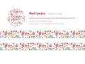 Washi Tape - Crimson years