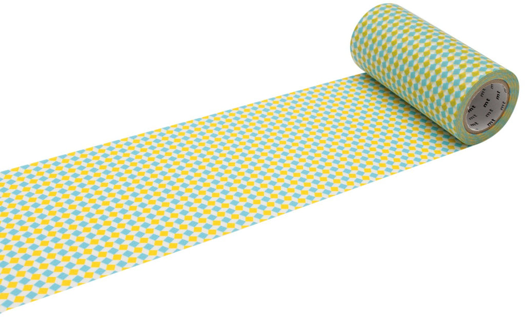 Washi Tape mt CASA 10 cm - square yellow