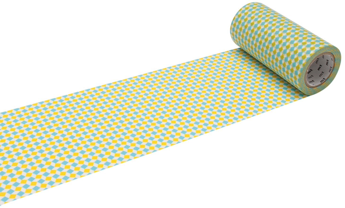 Washi Tape mt CASA 10 cm - square yellow