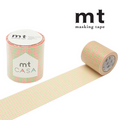 Washi Tape mt - cuadrícula naranja con verde