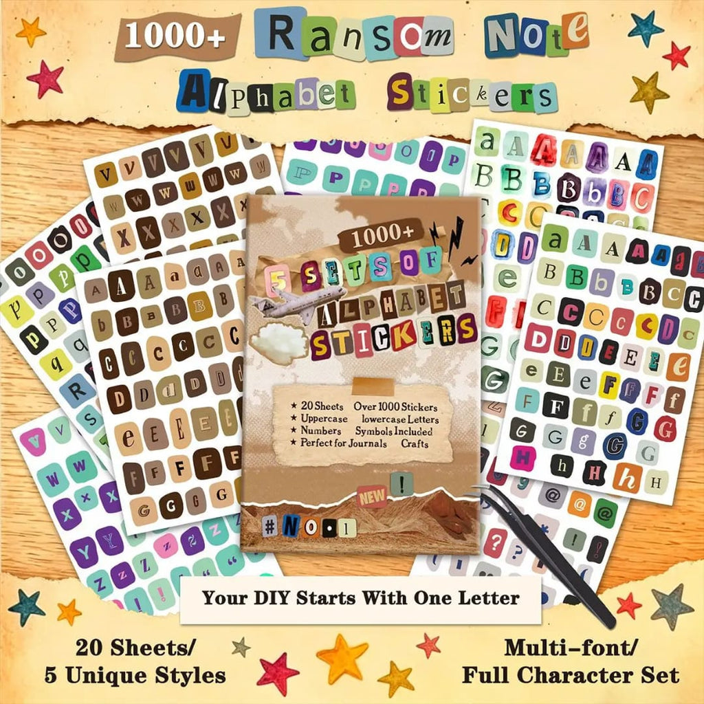 Libro de stickers abecedario