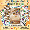 Libro de stickers abecedario