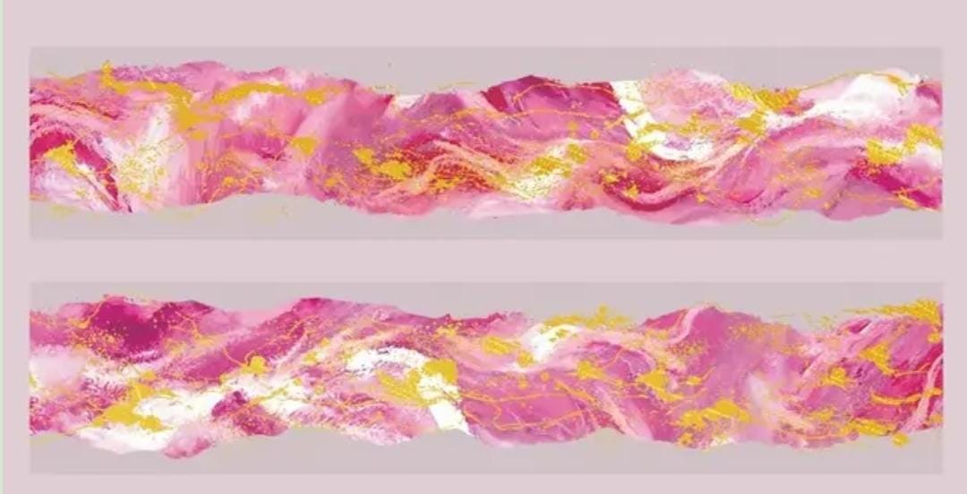 Washi Tape - Manchas rosas