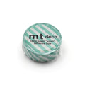 Washi Tape mt - rayas diagonales - verde