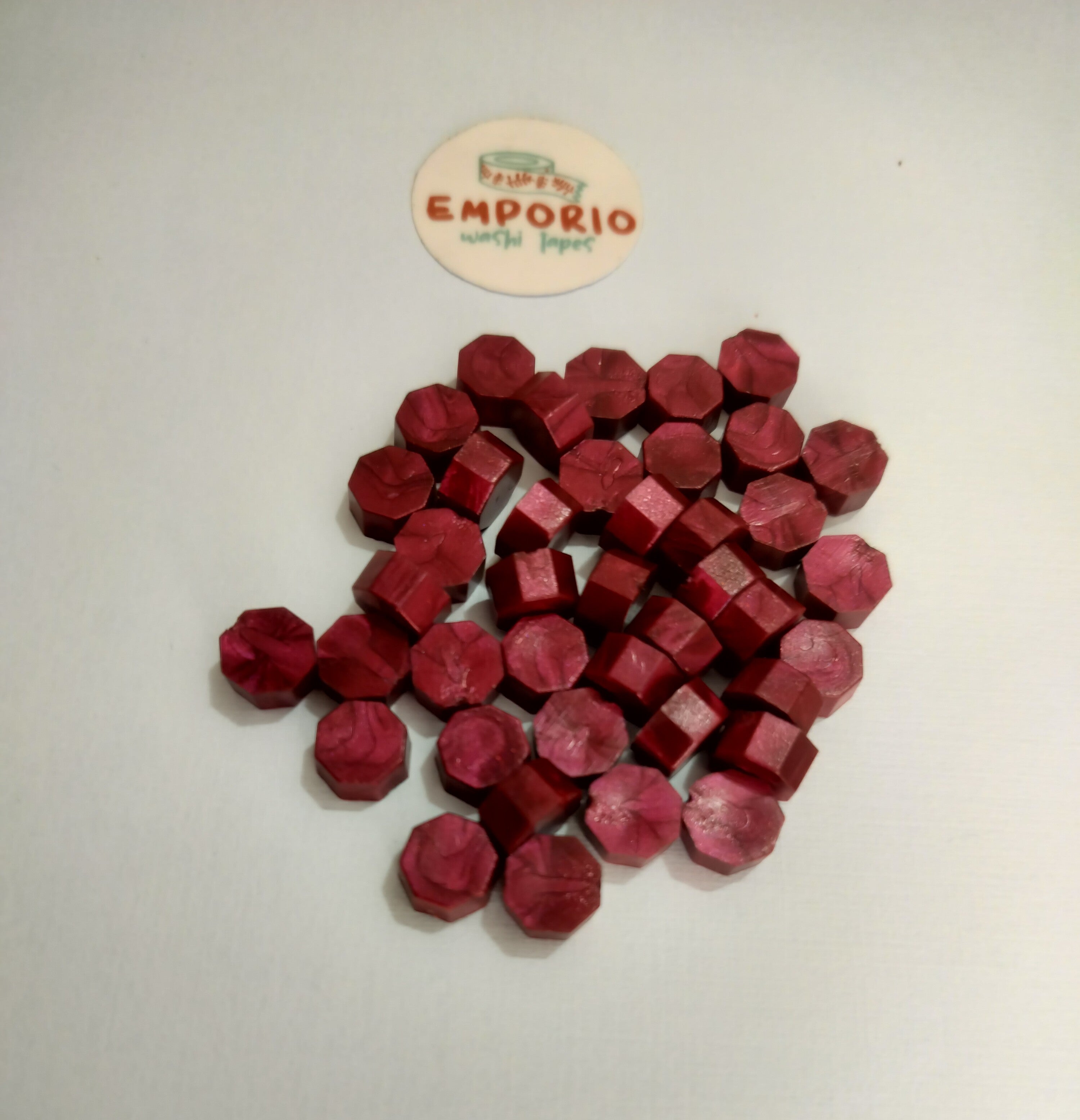 Lacre rojo quemado