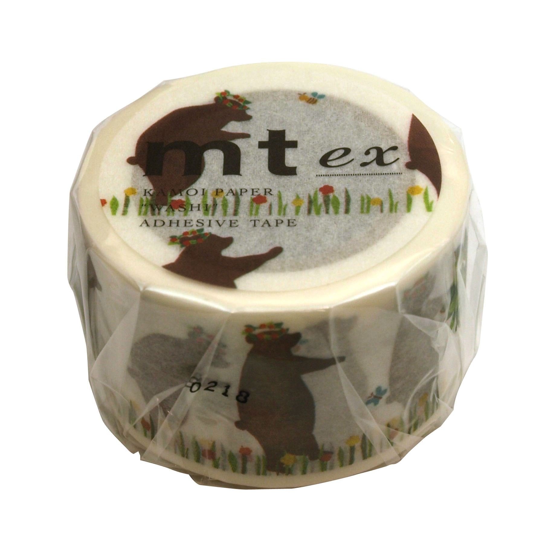 Washi Tape mt - osos y ardillas