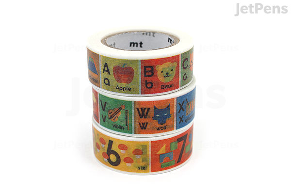 Washi Tape mt kids - set alphabet