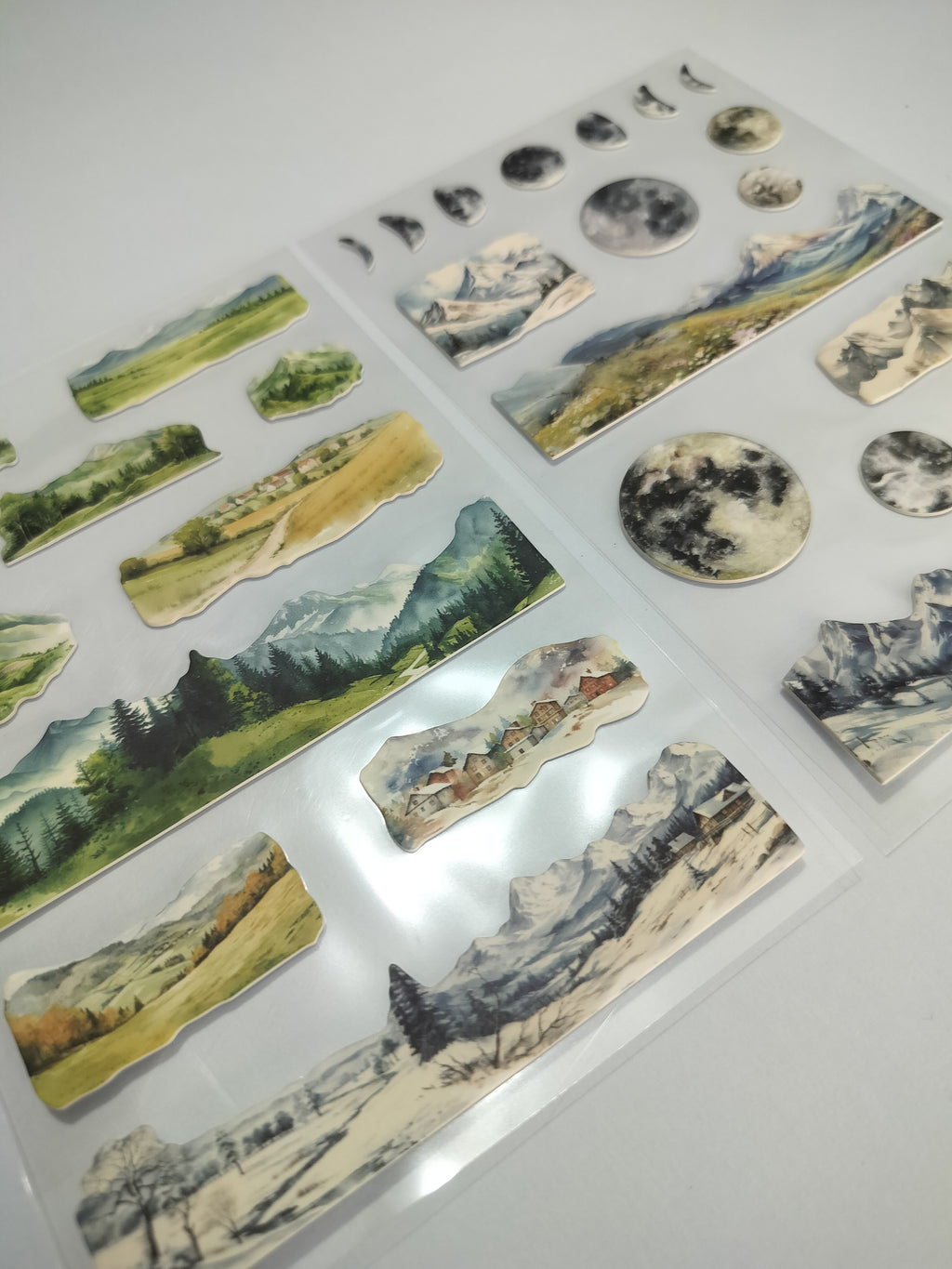 Stickers puffy -paisajes