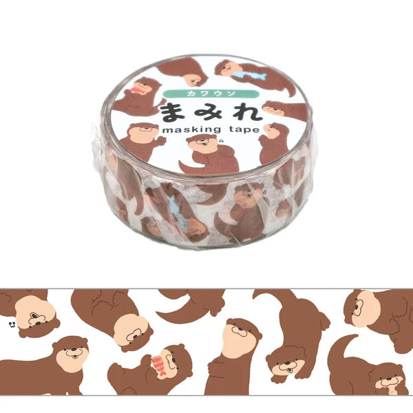 Washi Tape animalitos - nutria