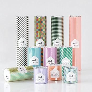 Washi Tape mt CASA 10 cm - border bright orange