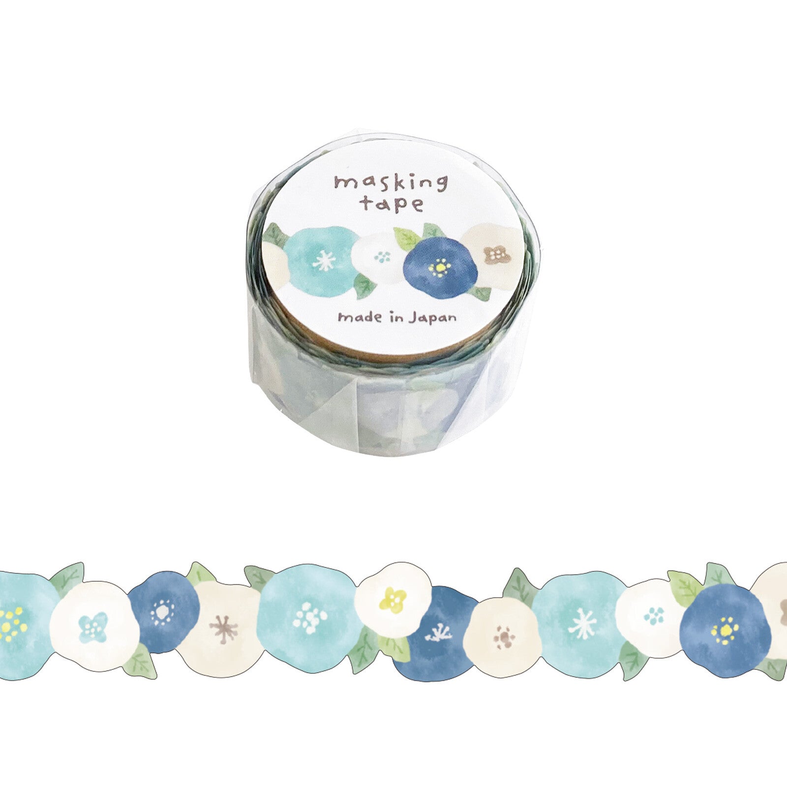 Washi Tape - flores azules