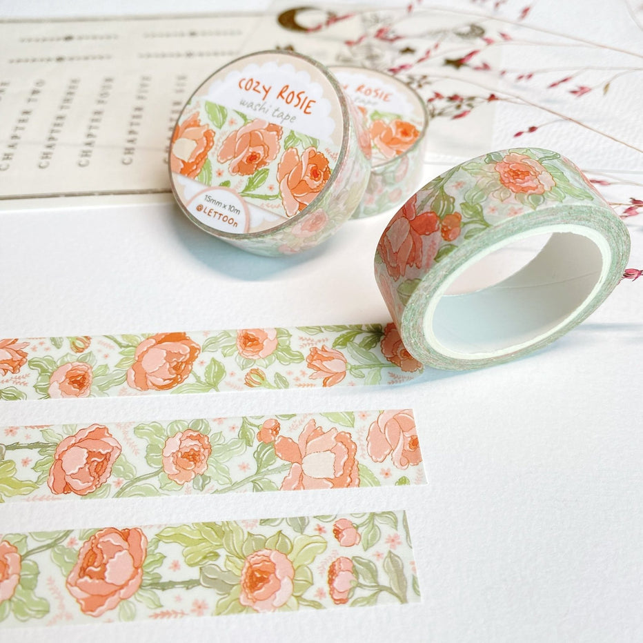 Washi Tape "Cozy Rosie"