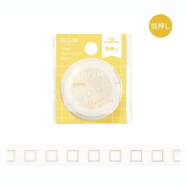 Washi check list foil