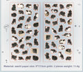 Stickers gatos grises y negros