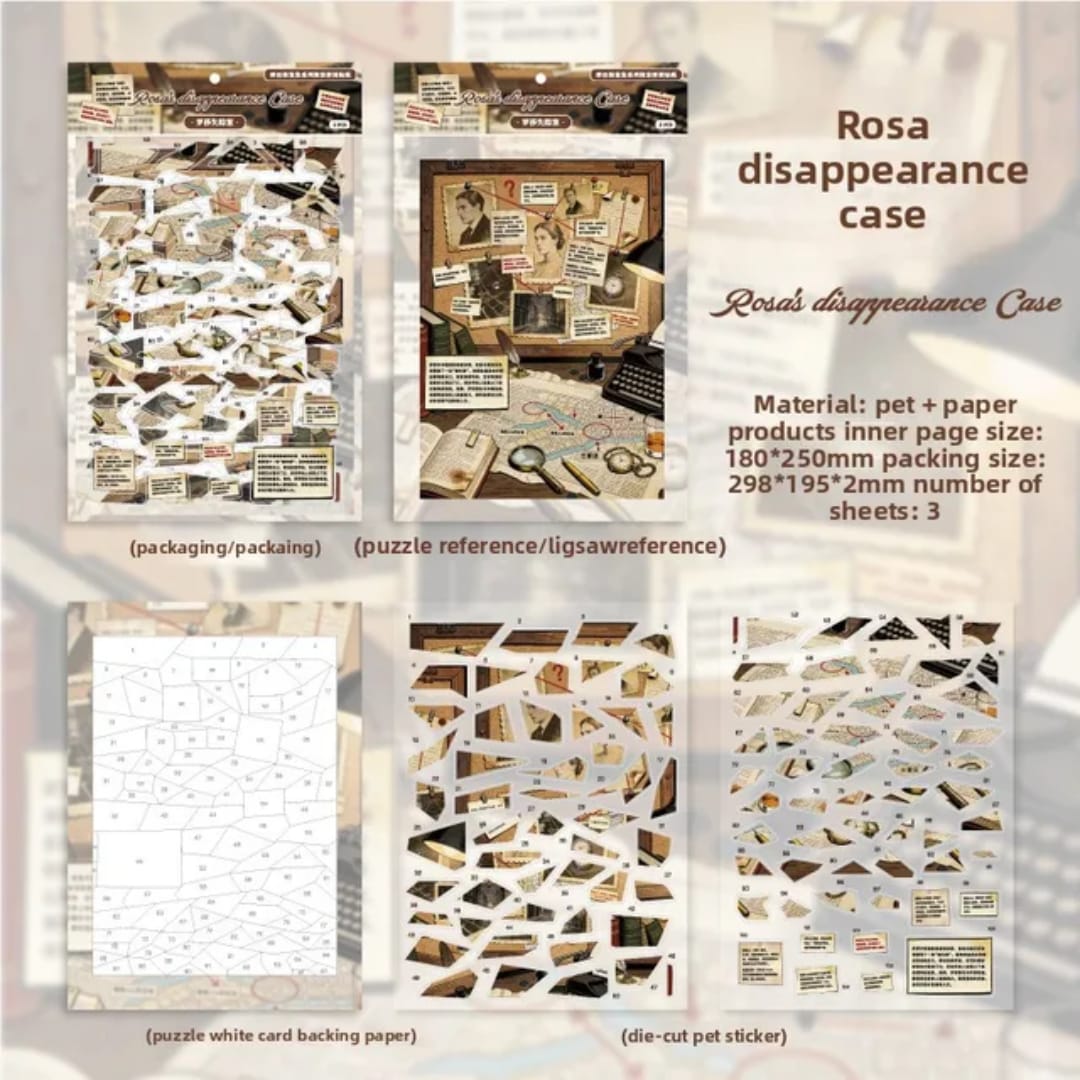 Rompecabezas  - Pizarrón de pistas y huellas