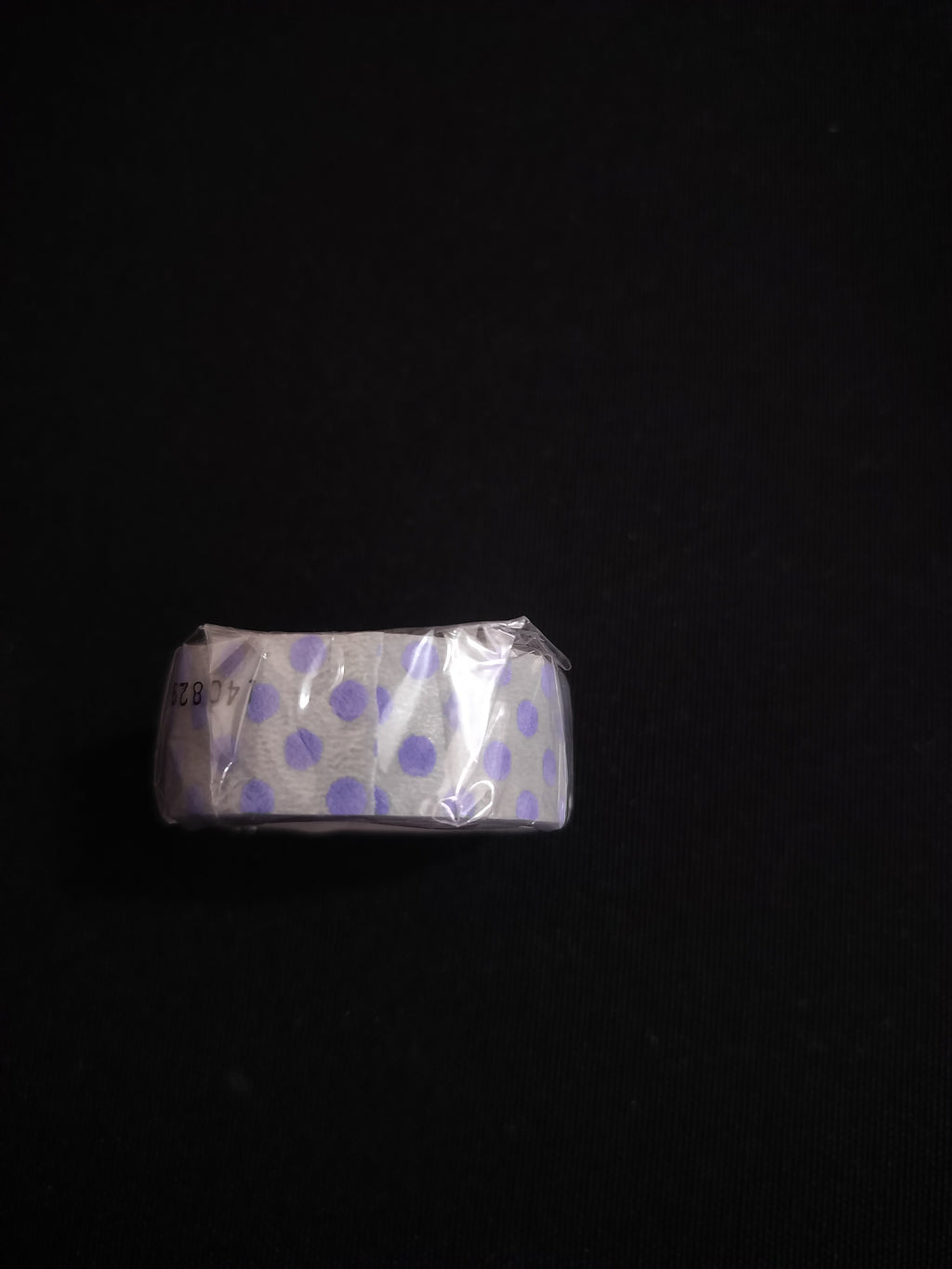 Washi Tape mt - textura terciopelo - dot light gray