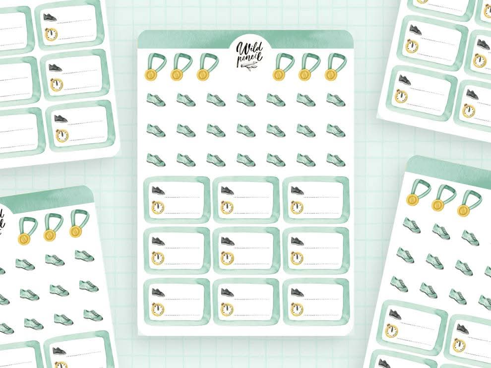 Stickers Wild Pencil - ejercicio