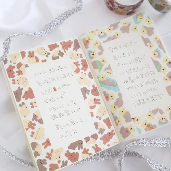 Washi Tape animalitos - nutria marina
