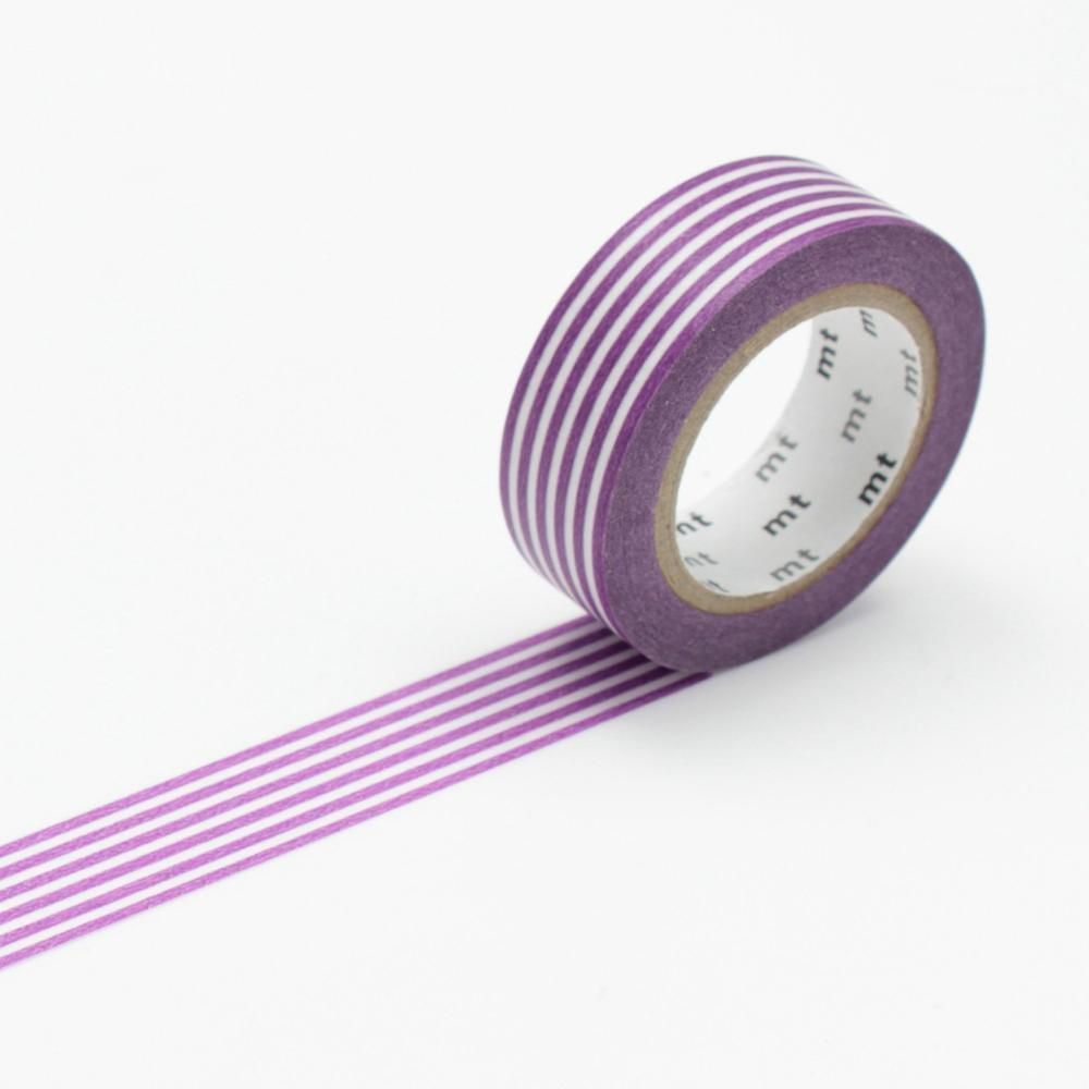 Washi Tape mt - líneas horizontales - fig