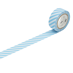 Washi Tape mt - rayas diagonales - grayish sky