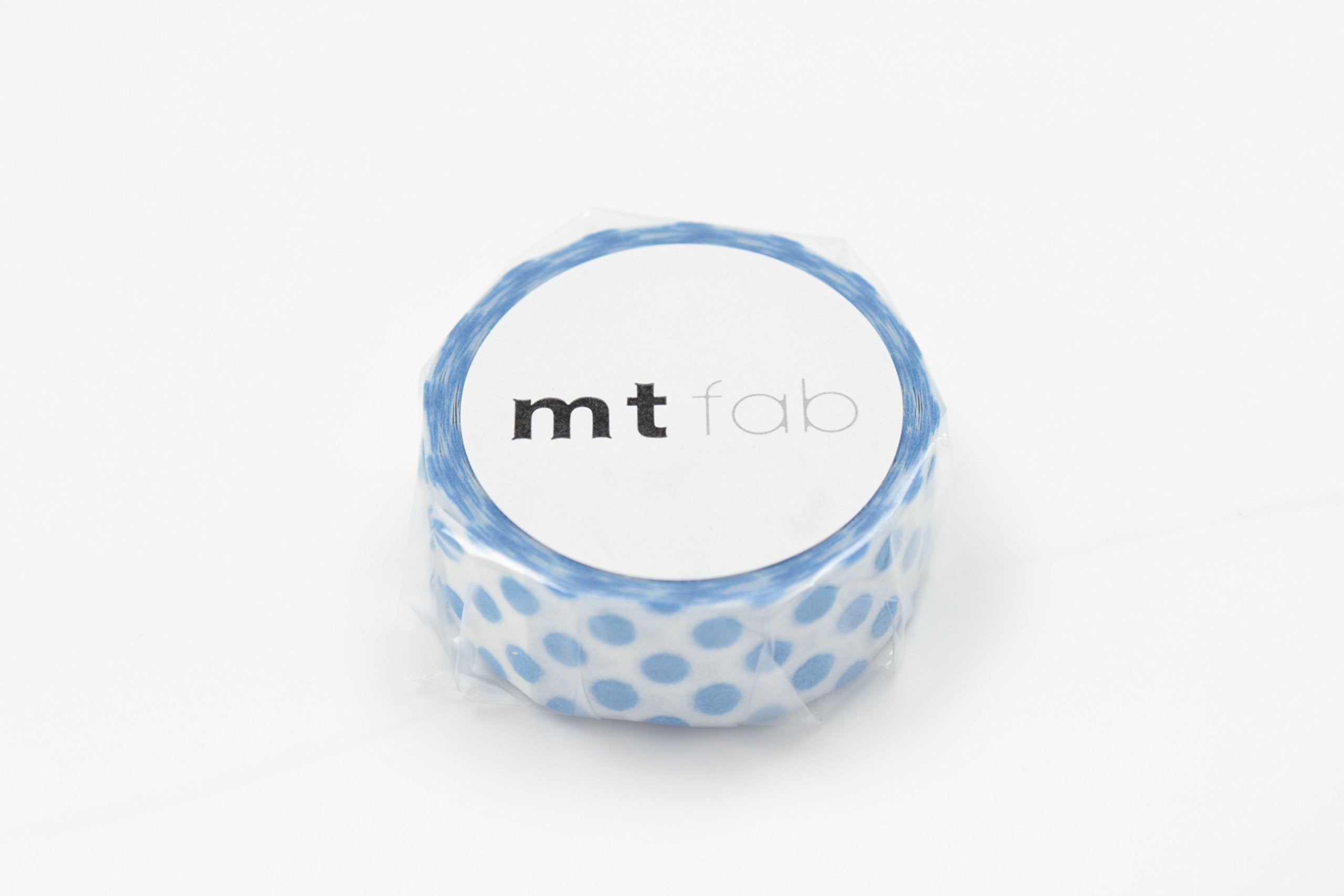 Washi Tape mt - textura terciopelo - dot blue