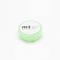 Washi Tape mt - rayas diagonales - verde fluorescente