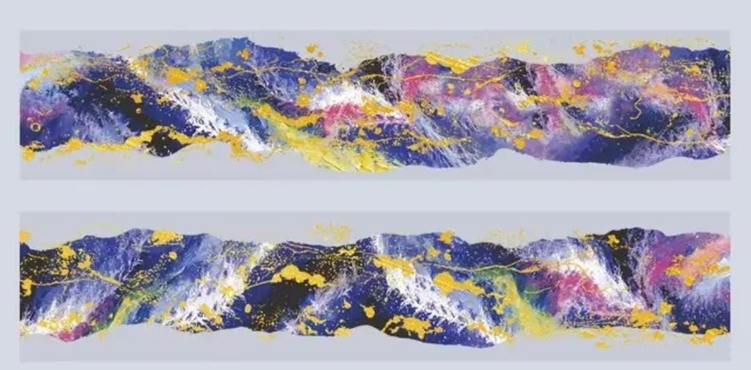 Washi Tape - Manchas moradas